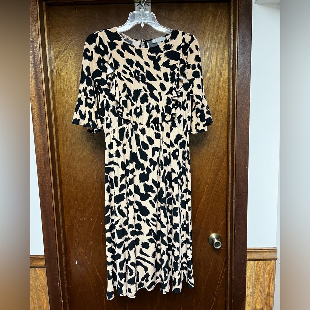 ASOS Maternity Leopard Print Midi Dress